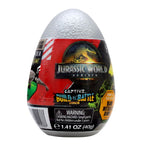 Jurassic World Rebirth Pop N Lock Breach Blind Box Captivz Build n Battle Dinos Display (12) BOTI