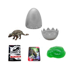 Jurassic World Rebirth Pop N Lock Breach Blind Box Captivz Build n Battle Dinos Display (12) BOTI