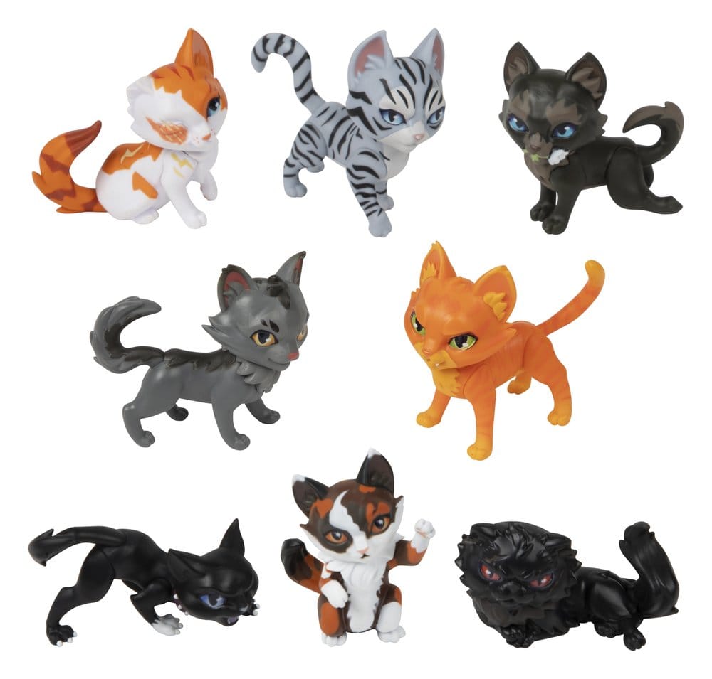 Warrior Cats Minifigures Blind Box Mystery Figures Series 1 6 cm Display (12)