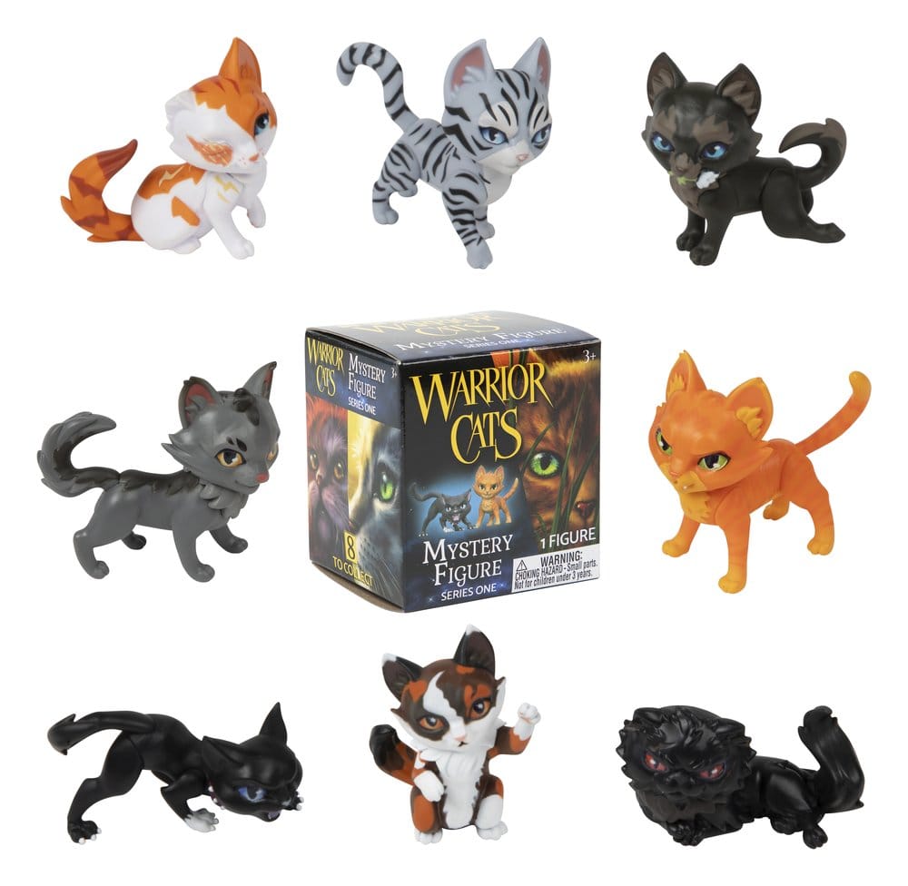 Warrior Cats Minifigures Blind Box Mystery Figures Series 1 6 cm Display (12)
