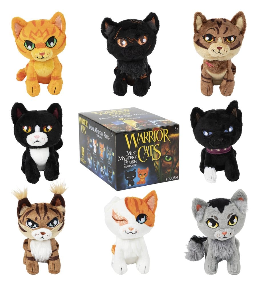 Warrior Cats Plush Blind Box Mini Mystery Plush Series 1 15cm Display (9)