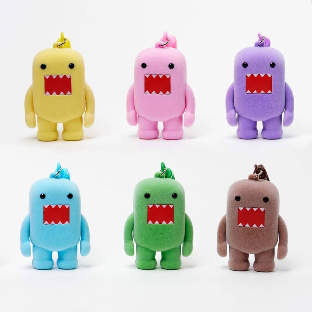 Domo plastfigur flockad 8 cm blind bag display (12)