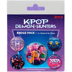 KPop Demon Hunters Pin-Back Buttons 5-Pack Pyramid International