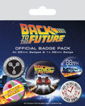 Back to the Future Pin-Back Buttons 5-Pack DeLorean Pyramid International