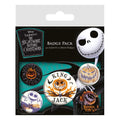 Nightmare Before Christmas Pin-Back Buttons 5-Pack Colourful Shadows Pyramid International