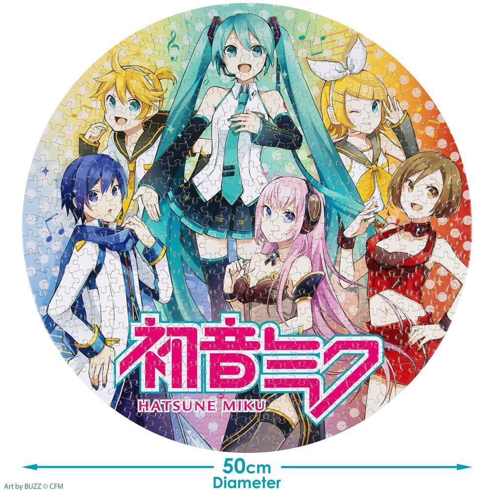 Hatsune Miku Rund Jigsaw Puzzle 500 Bitar Bopster