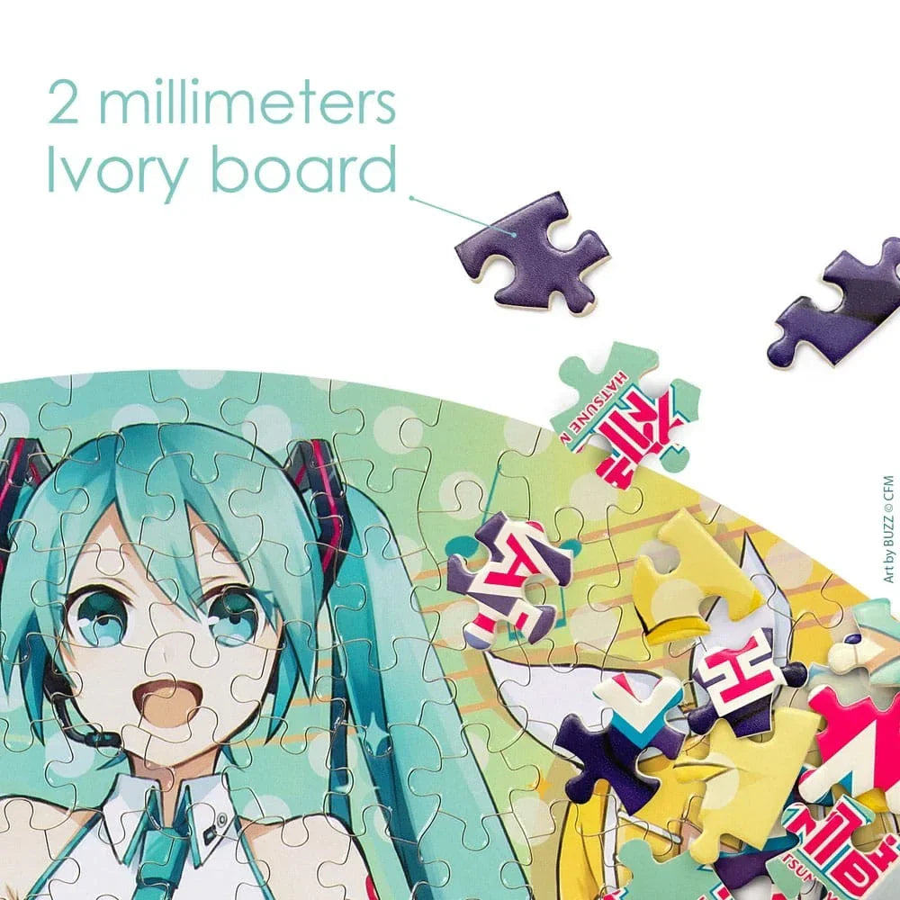 Hatsune Miku Rund Jigsaw Puzzle 500 Bitar Bopster