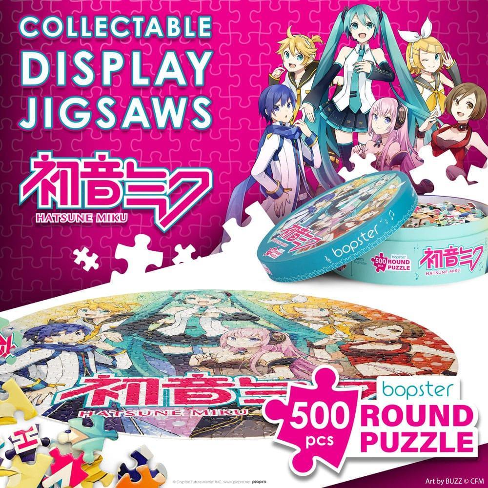 Hatsune Miku Rund Jigsaw Puzzle 500 Bitar Bopster