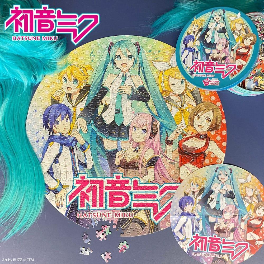 Hatsune Miku Rund Jigsaw Puzzle 500 Bitar Bopster