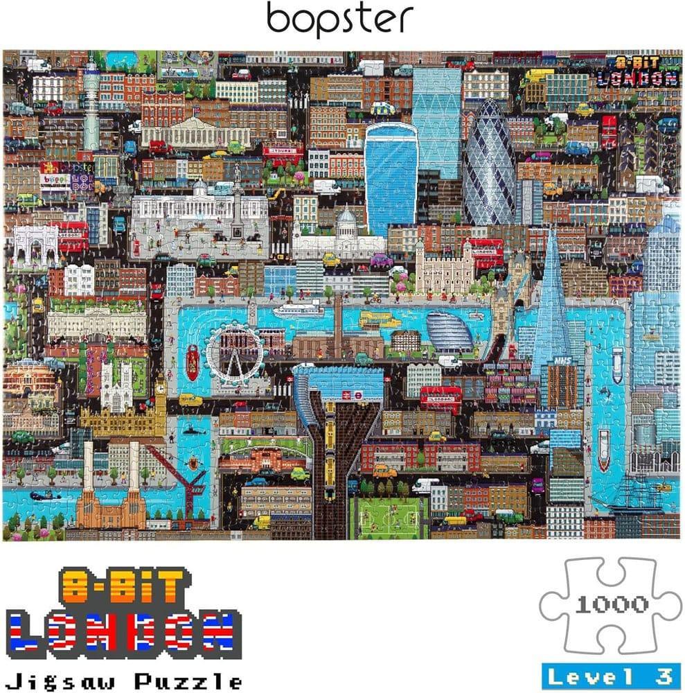 8-Bit Pixel Puzzle London Nivå 3 1000 Bit Bopster