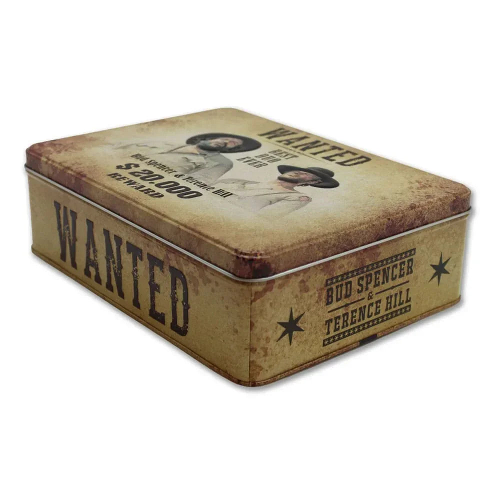 Bud Spencer & Terence Hill Tin Box Wanted Blechwaren Fabrik Braunschweig