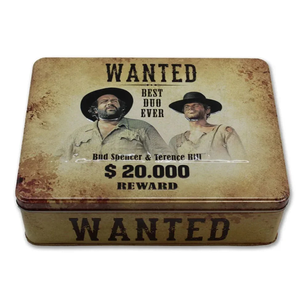 Bud Spencer & Terence Hill Tin Box Wanted Blechwaren Fabrik Braunschweig