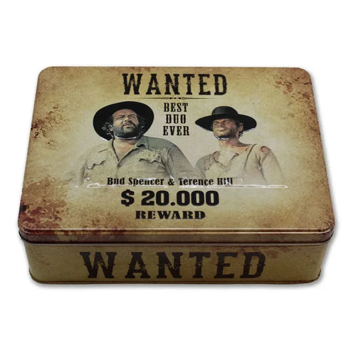Bud Spencer & Terence Hill Tin Box Wanted Blechwaren Fabrik Braunschweig