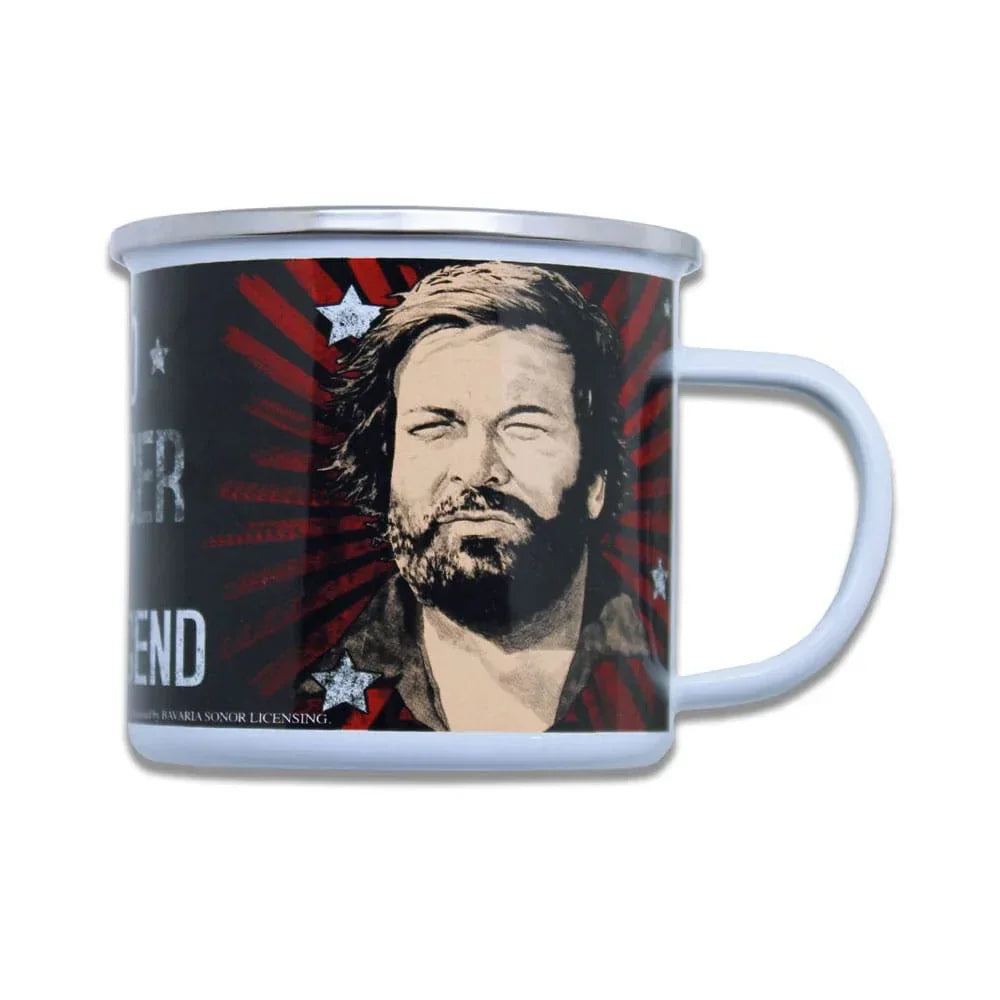 Bud Spencer Emaljmugg - Legenden Blechwaren Fabrik Braunschweig