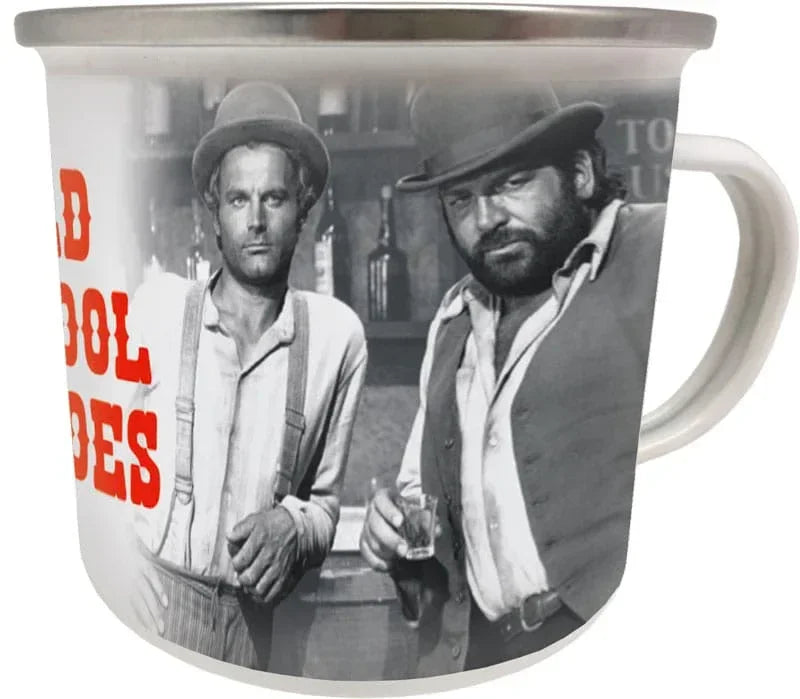 Bud Spencer & Terence Hill Emaljmugg - Old School Heroes Blechwaren Fabrik Braunschweig