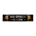 Bud Spencer Plåt Skylt med Magnet - Legenden 16 x 3,5 cm Blechwaren Fabrik Braunschweig