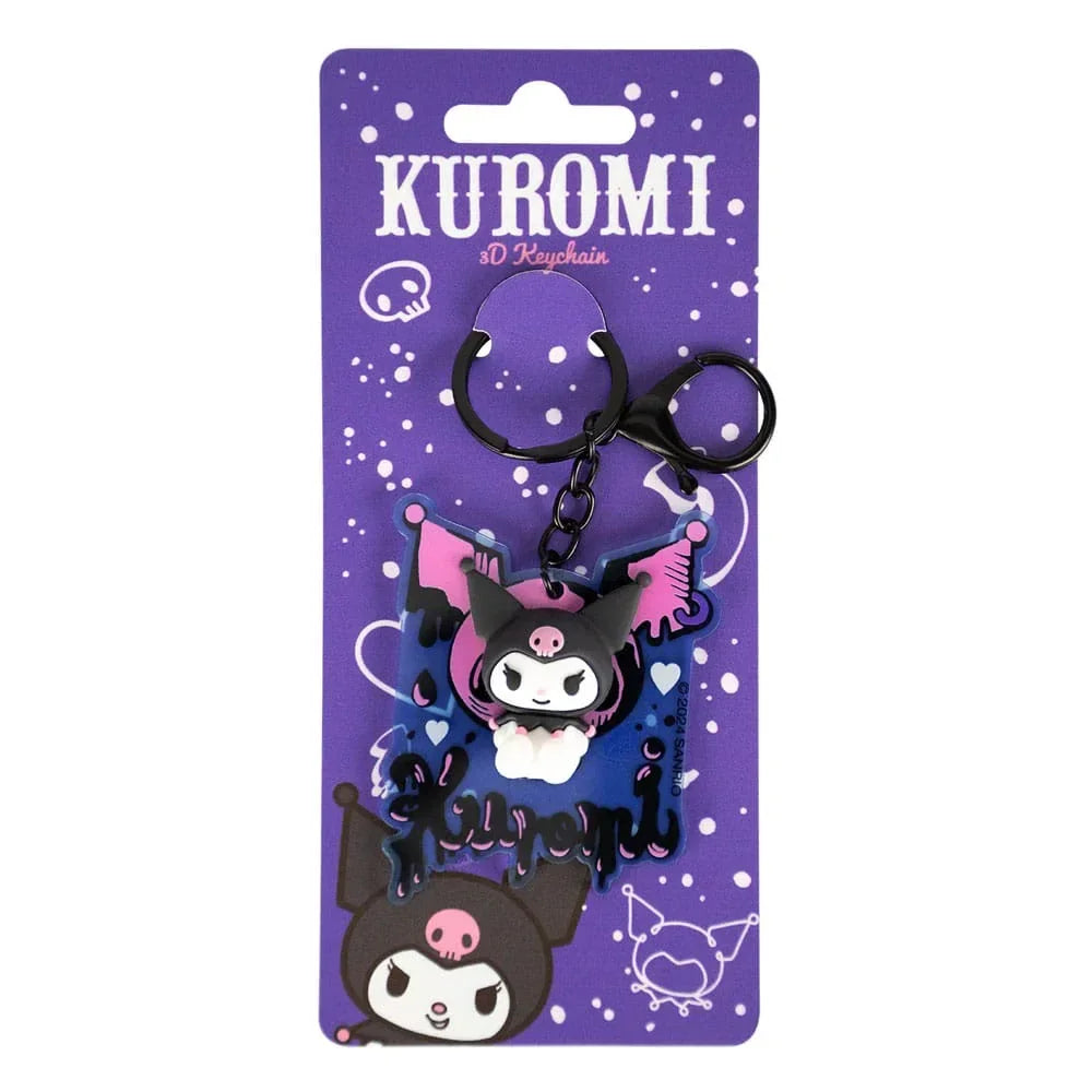 Sanrio 3D Akryl Nyckelring Kuromi Blue Sky Studios