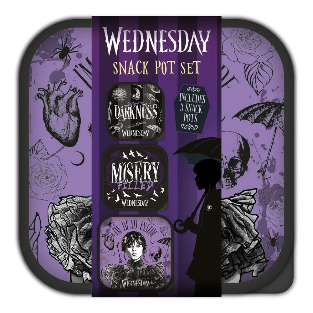 Wednesday Lunch Boxes 3 i 1 Snack Pots
