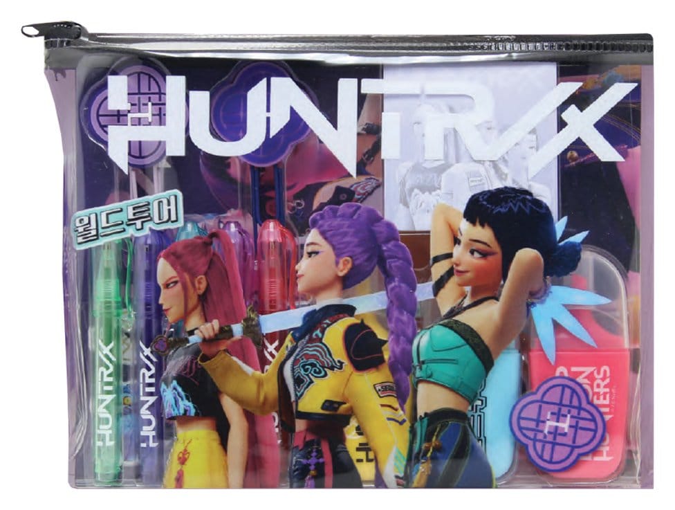 KPop Demon Hunters Kontorsmaterial Set 10-Pack Huntr/x