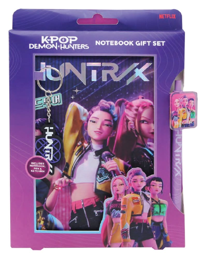 KPop Demon Hunters Anteckningsblock Gift Set Huntr/x