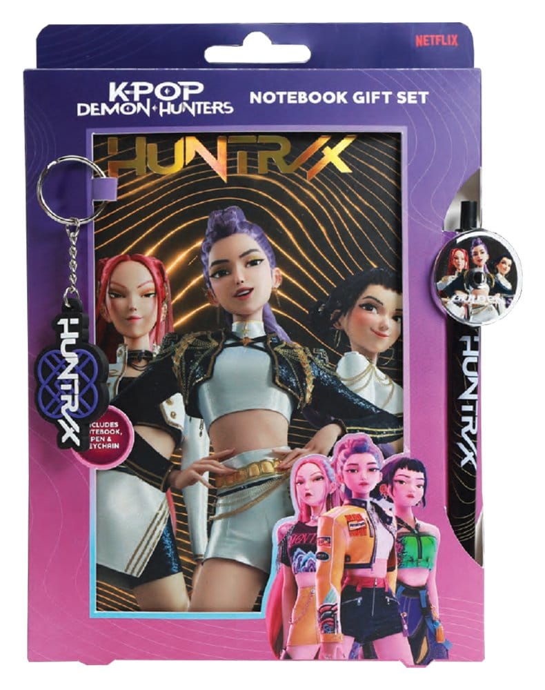 KPop Demon Hunters Anteckningsblock Gift Set Golden