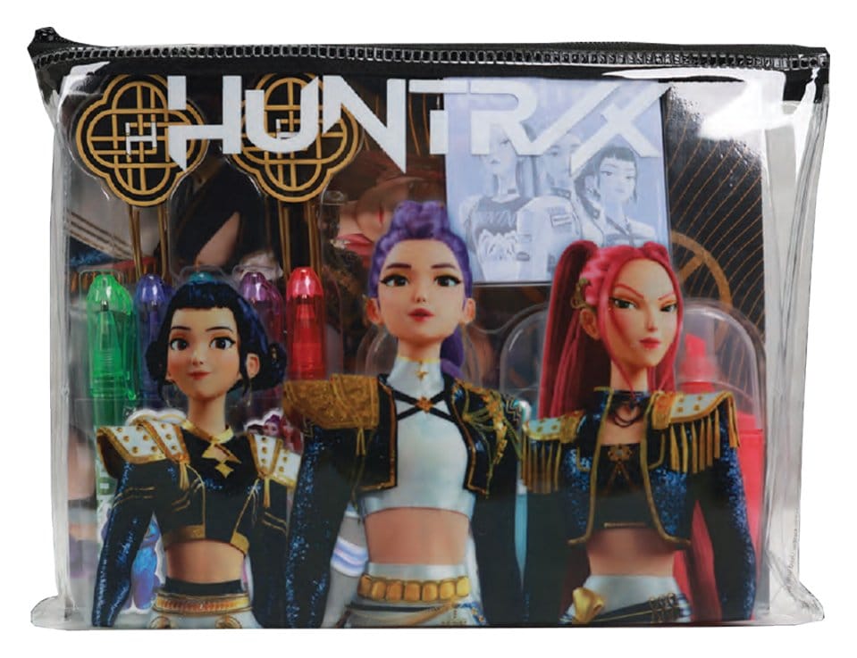 KPop Demon Hunters Skrivset 10-Pack Guld