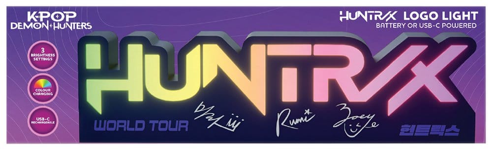 KPop Demon Hunters Lampa Huntr/x Logo