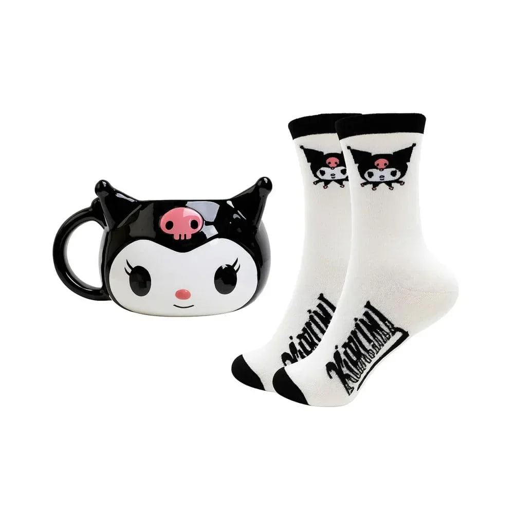 Sanrio 3D Mug & Socks Set Kuromi