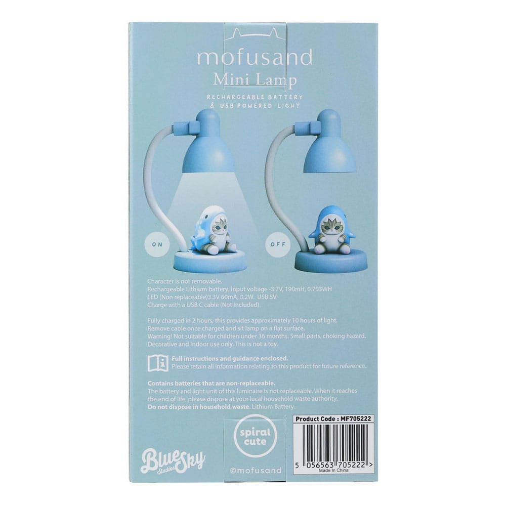 Mofusand Mini LED-lampa med Figur 11 cm Blue Sky Studios