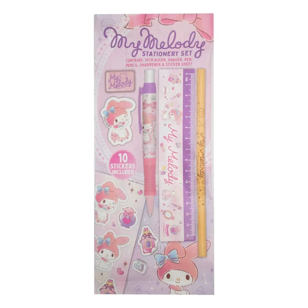 Sanrio Stationery Set 6-Pack My Melody Blue Sky Studios