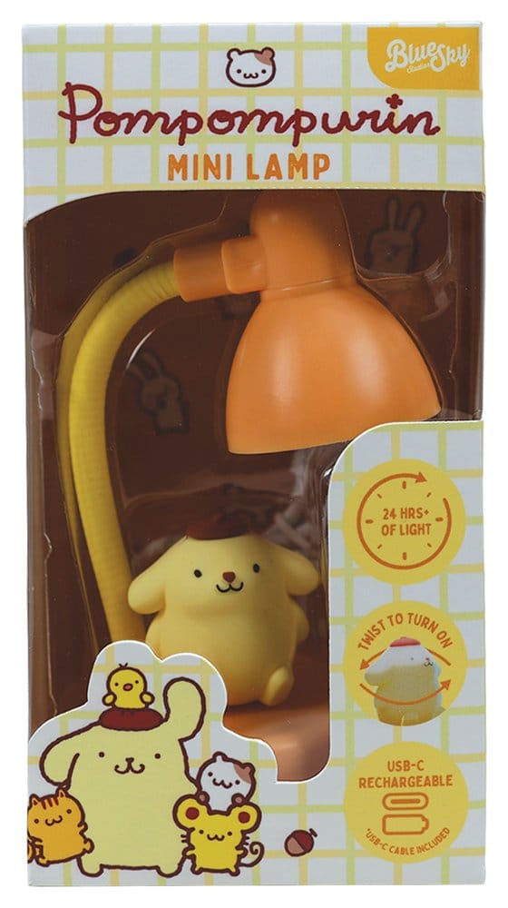 Sanrio Mini LED-Lampa med Figur Pompompurin 11 cm