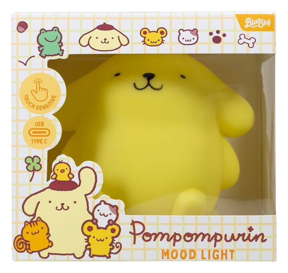 Sanrio Stämningslampa med USB-C Pompompurin 11 cm