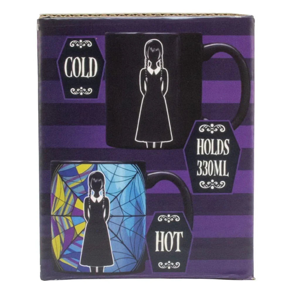 Wednesday Heat Change Mug Ophelia Window 330 ml Blue Sky Studios