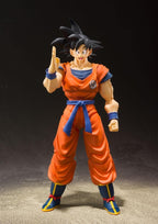 Dragon Ball Z S.H. Figuarts Actionfigur Son Goku (En Saiyan uppväxt på jorden) 14 cm Bandai Tamashii Nations