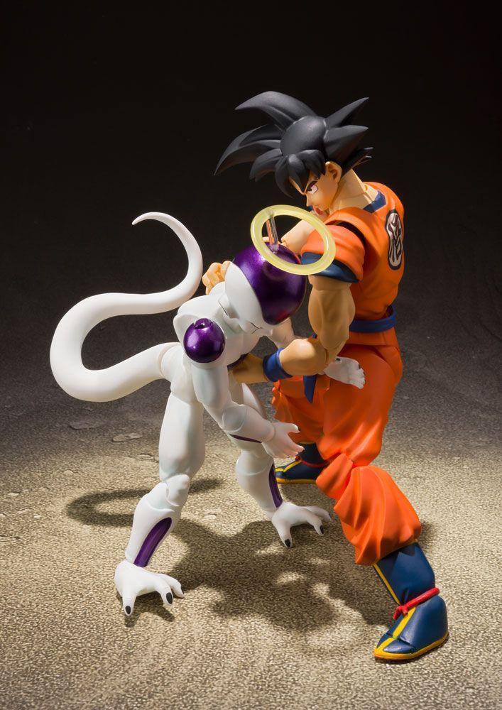 Dragon Ball Z S.H. Figuarts Actionfigur Son Goku (En Saiyan uppväxt på jorden) 14 cm Bandai Tamashii Nations