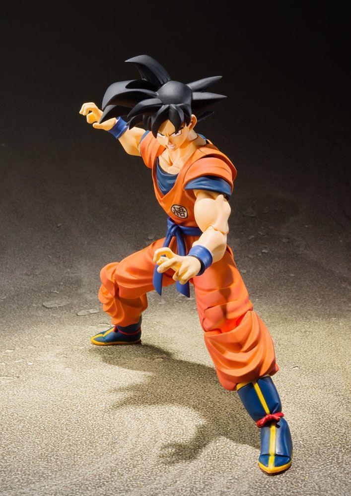 Dragon Ball Z S.H. Figuarts Actionfigur Son Goku (En Saiyan uppväxt på jorden) 14 cm Bandai Tamashii Nations