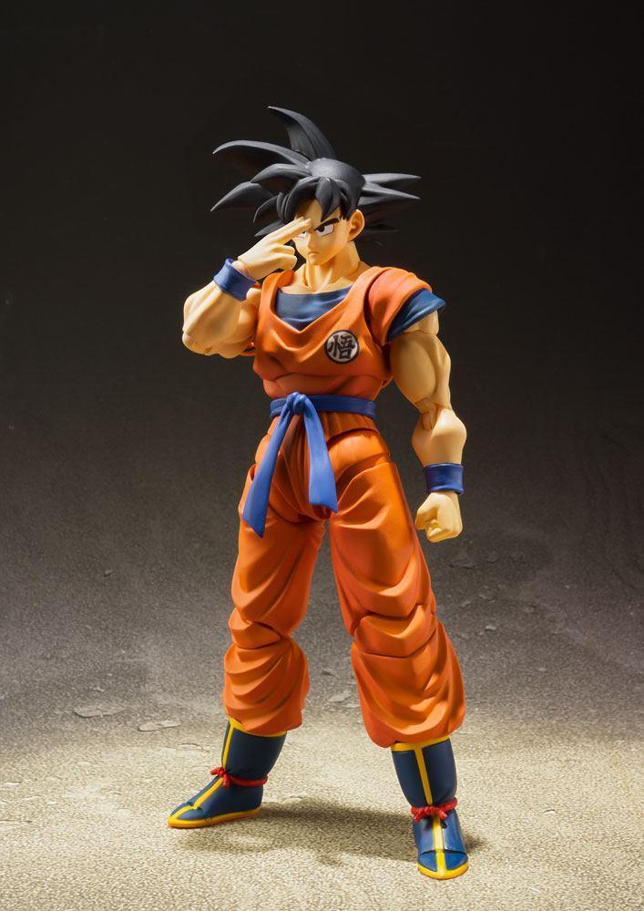 Dragon Ball Z S.H. Figuarts Actionfigur Son Goku (En Saiyan uppväxt på jorden) 14 cm Bandai Tamashii Nations
