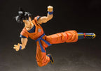 Dragon Ball Z S.H. Figuarts Actionfigur Son Goku (En Saiyan uppväxt på jorden) 14 cm Bandai Tamashii Nations
