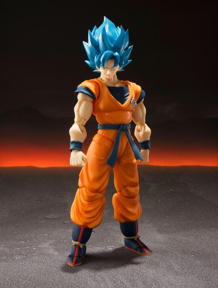 Dragon Ball Super Broly S.H. Figuarts Action Figur Super Saiyan God Super Saiyan Goku 14 cm Bandai Tamashii Nations