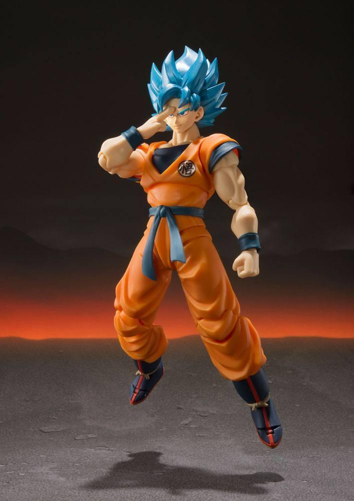 Dragon Ball Super Broly S.H. Figuarts Action Figur Super Saiyan God Super Saiyan Goku 14 cm Bandai Tamashii Nations
