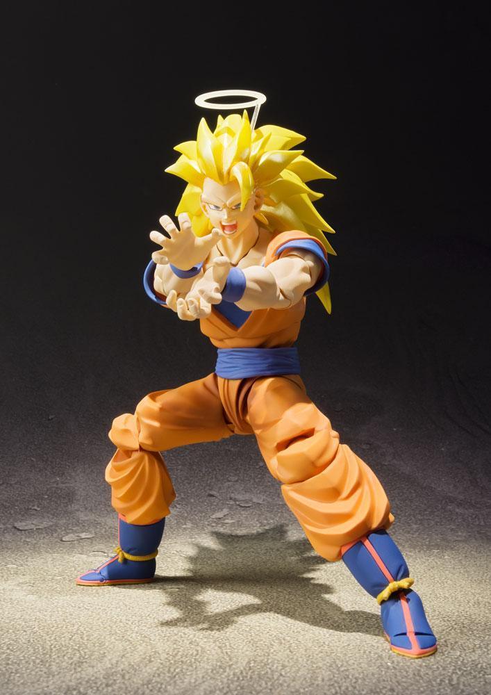 Dragon Ball Z S.H. Figuarts Action Figur SSJ 3 Son Goku 16 cm Bandai Tamashii Nations