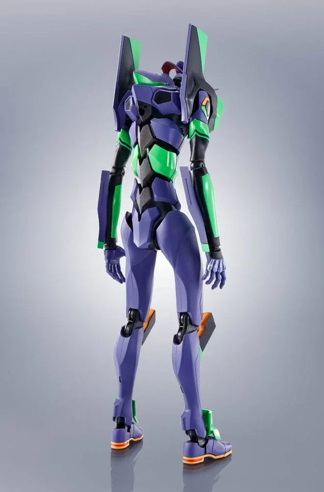 Evangelion: 3.0+1.0 Thrice Upon a Time Robot Spirits Action Figur Side EVA Test Type-01 + Spear of Cassius Renewal Color Edition Reissue Bandai Tamashii Nations