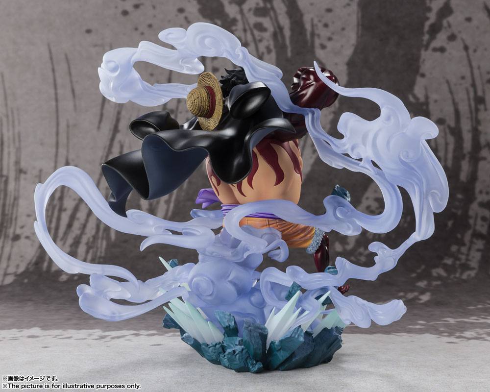 One Piece FiguartsZERO PVC Figur Extra Battle Monkey D. Luffy Gear 4 – Onigashima Bandai Tamashii Nations