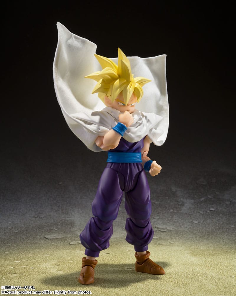 Dragon Ball Z S.H. Figuarts Action Figur Super Saiyan Son Gohan - Krigaren Som Överträffade Goku 11 cm Bandai Tamashii Nations