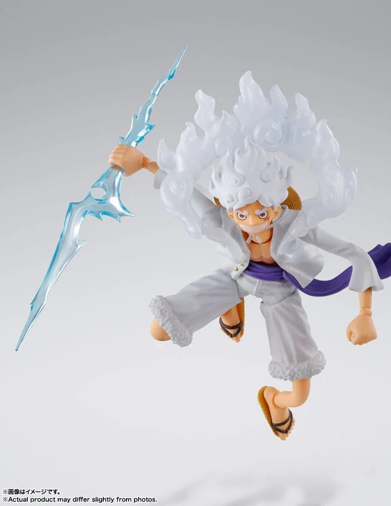 One Piece Z S.H. Figuarts Action Figure Monkey D. Luffy Gear 5 15 cm Bandai Tamashii Nations