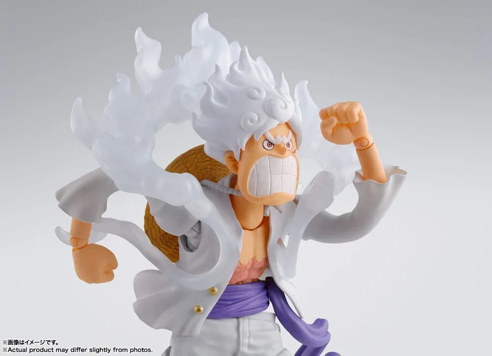 One Piece Z S.H. Figuarts Action Figure Monkey D. Luffy Gear 5 15 cm Bandai Tamashii Nations