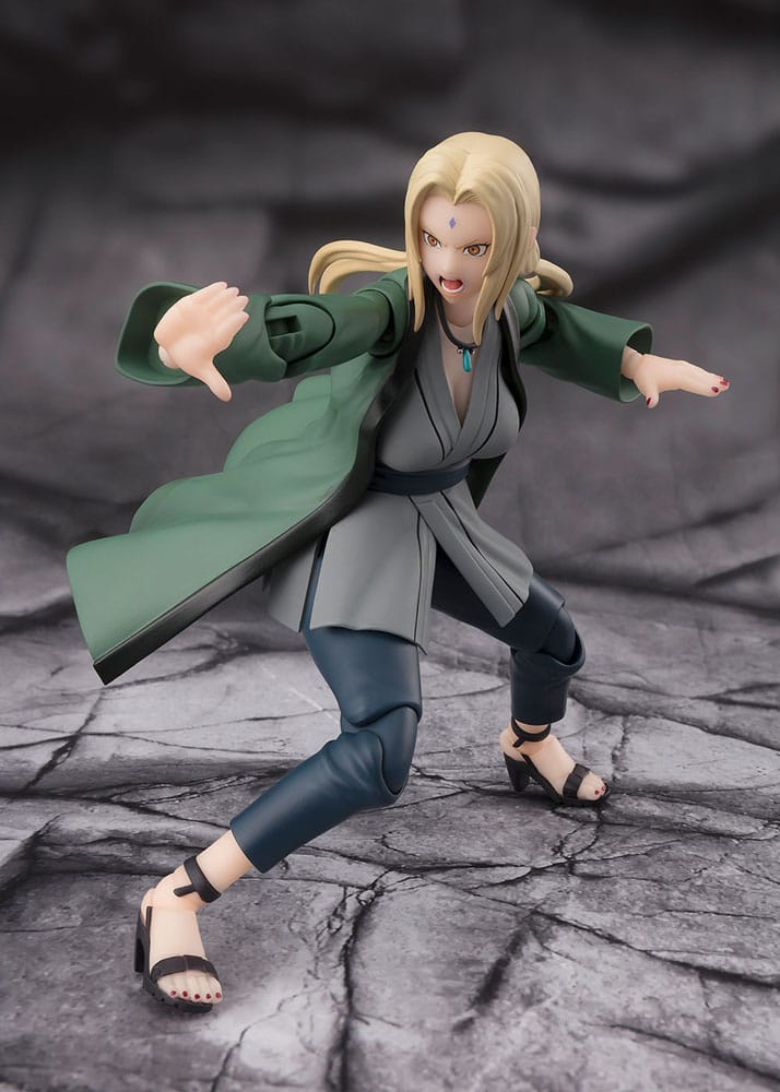 Naruto S.H.Figuarts Actionfigur Tsunade - Den Legendariska Medicinska Ninjans 14 cm Bandai Tamashii Nations