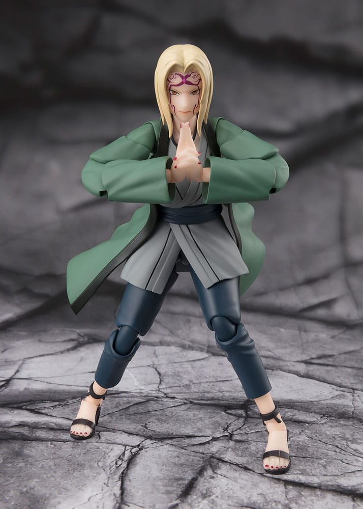 Naruto S.H.Figuarts Actionfigur Tsunade - Den Legendariska Medicinska Ninjans 14 cm Bandai Tamashii Nations
