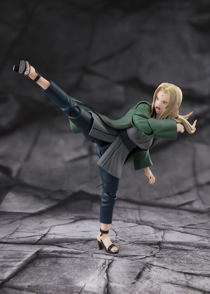 Naruto S.H.Figuarts Actionfigur Tsunade - Den Legendariska Medicinska Ninjans 14 cm Bandai Tamashii Nations