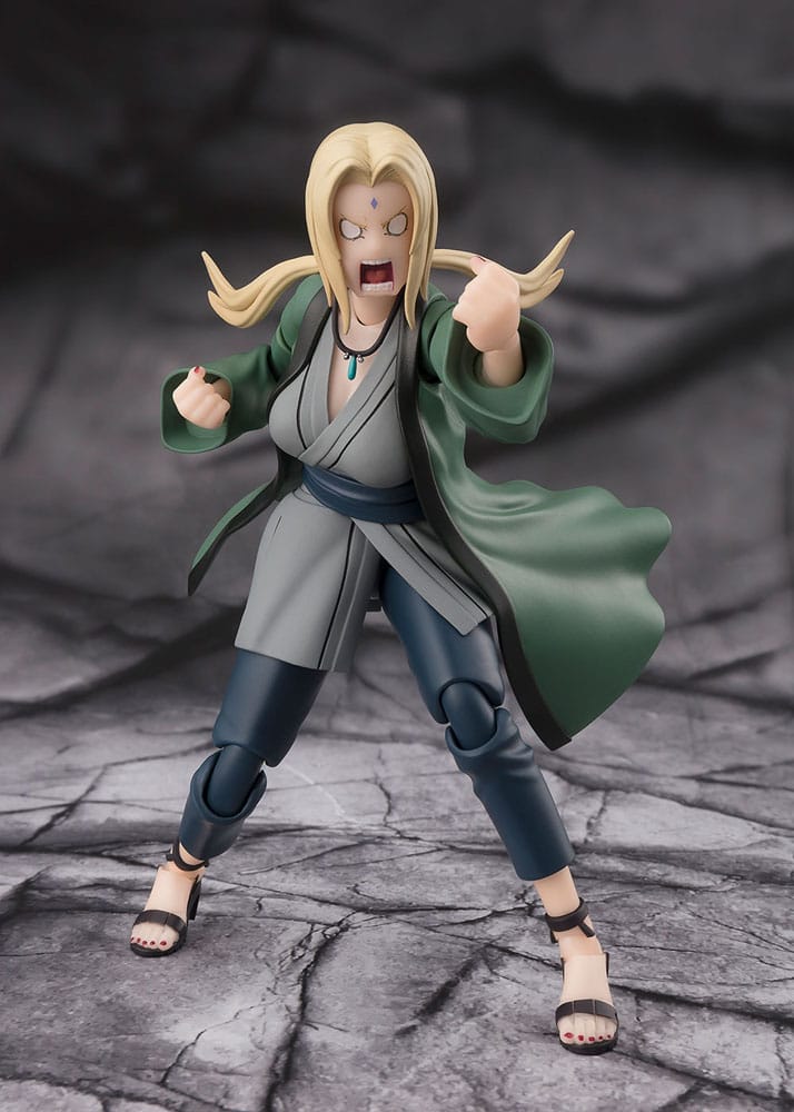 Naruto S.H.Figuarts Actionfigur Tsunade - Den Legendariska Medicinska Ninjans 14 cm Bandai Tamashii Nations